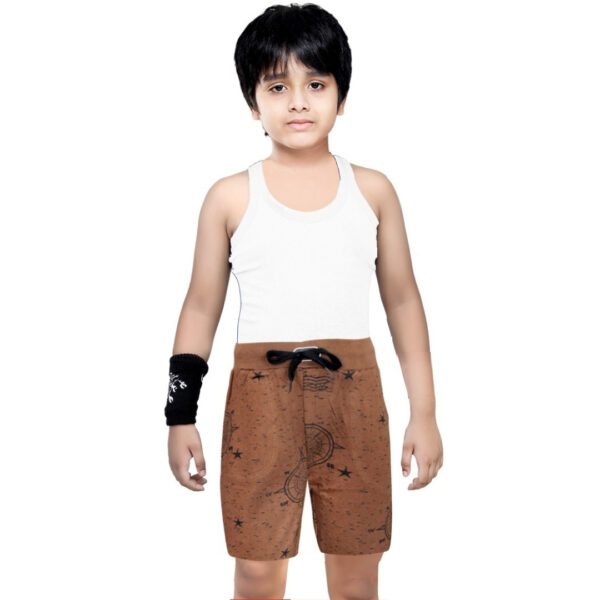 Rocker Boys RIB Waist Printed Shorts - Image 3