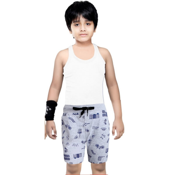 Rocker Boys RIB Waist Printed Shorts - Image 4
