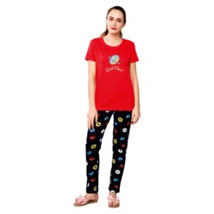 DOLLY  - Ladies Printed Pant Pyjama Set