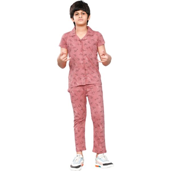 MESSI Boys Printed Collar Pant Set - Image 6