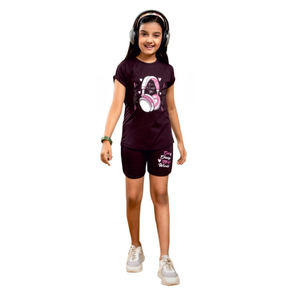 Teena Girls Tencel Co-ord Shorts Set - Image 3