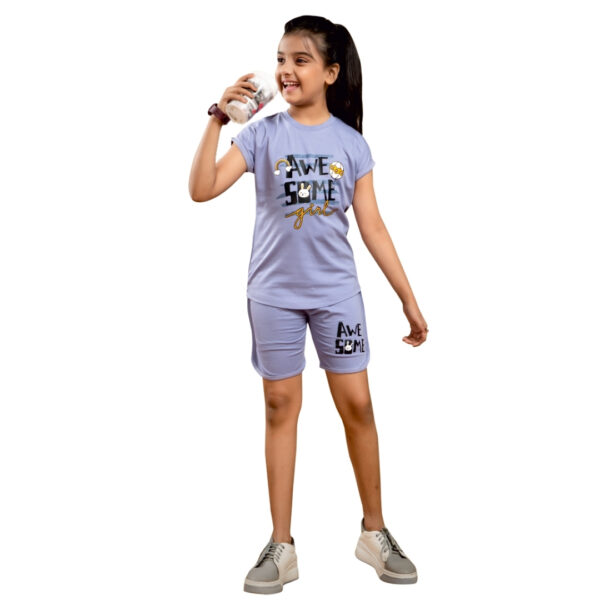 Teena Girls Tencel Co-ord Shorts Set - Image 4