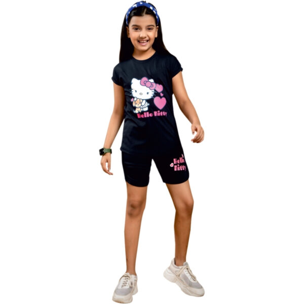 Teena Girls Tencel Co-ord Shorts Set - Image 5