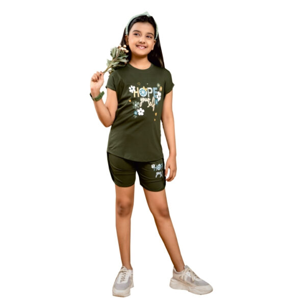 Teena Girls Tencel Co-ord Shorts Set