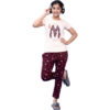 Yippy Girls Printed with Pocket Pant Set