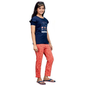 Hansa Girls Fancy Printed Pant Set