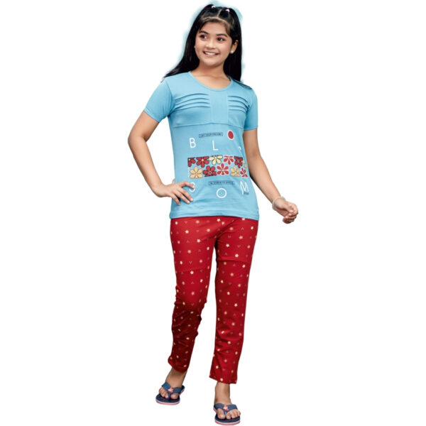 Hansa Girls Fancy Printed Pant Set - Image 6
