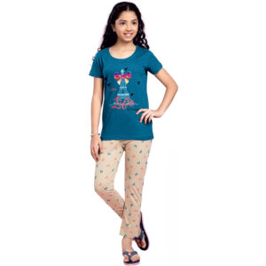 Nancy Girls Fancy Printed Pant Set