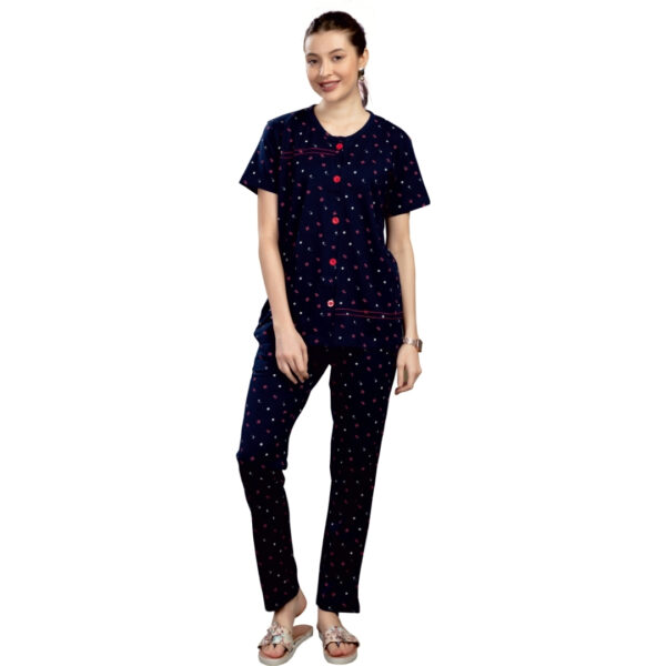 Magma Ladies Printed Pyjama Pant Set (Pocket) - Image 2
