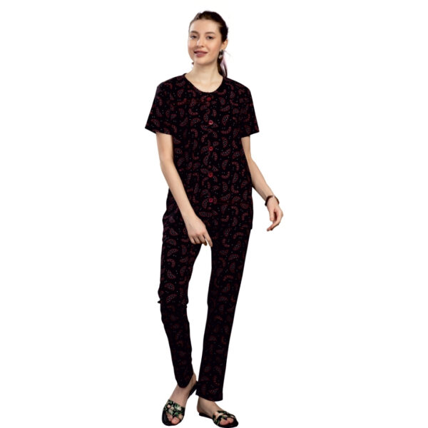 Magma Ladies Printed Pyjama Pant Set (Pocket) - Image 4