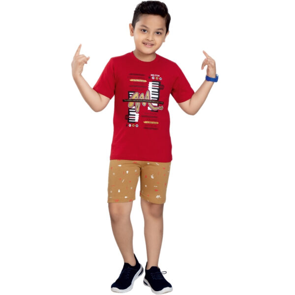 Goa Boys Printed Shorts Set - Image 2
