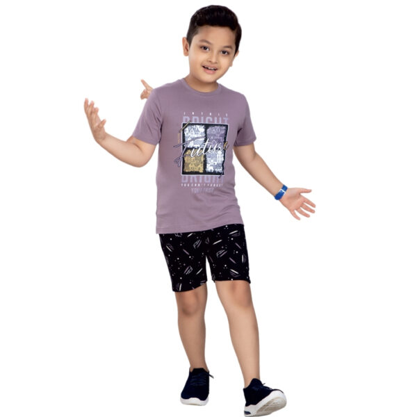 Goa Boys Printed Shorts Set - Image 3