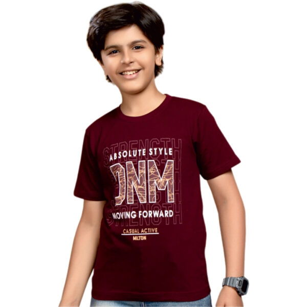 Max Pro Boys Graphic RNS T Shirt - Image 4