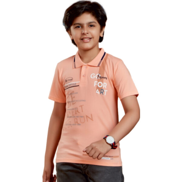 Steve Boys Collar RNS T Shirt - Image 3